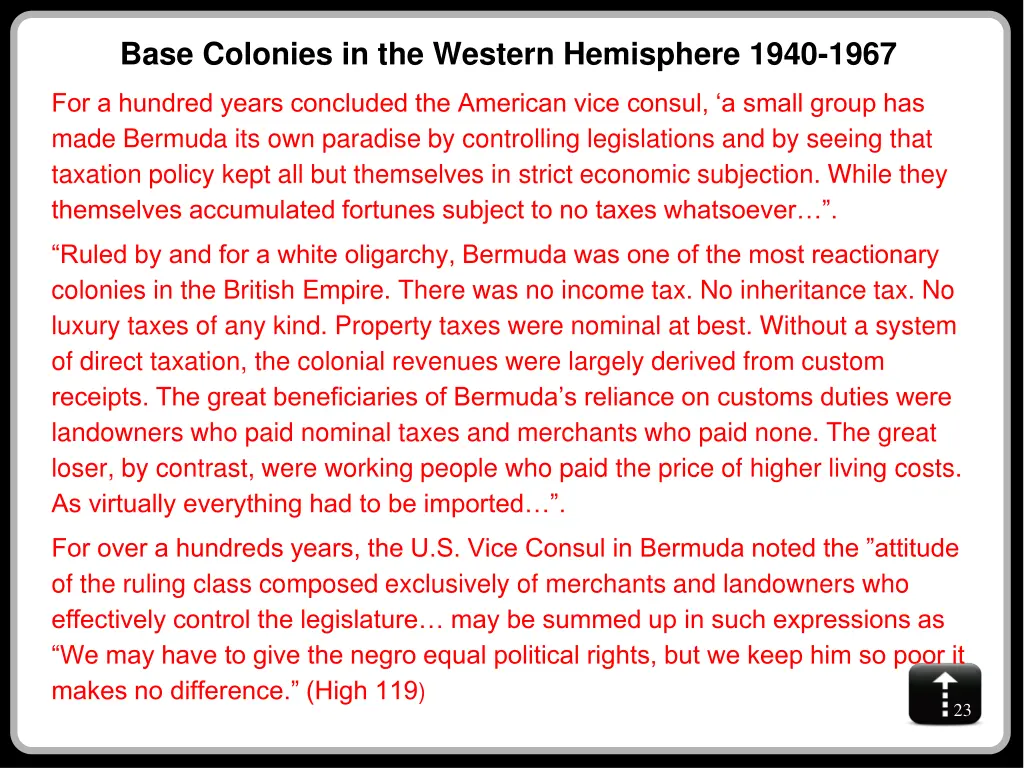 base colonies in the western hemisphere 1940 1967