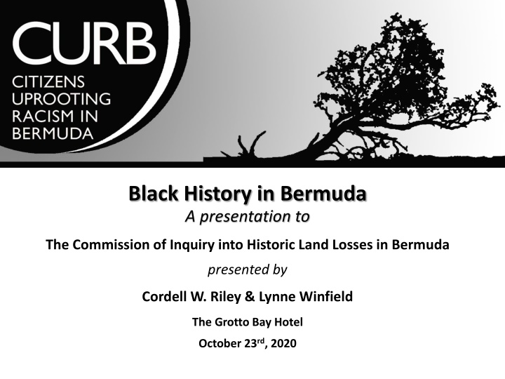 black history in bermuda a presentation to