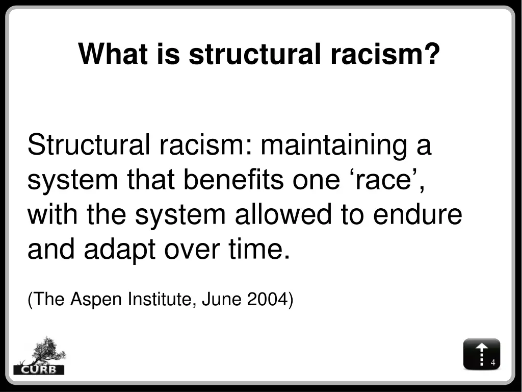 what is structural racism