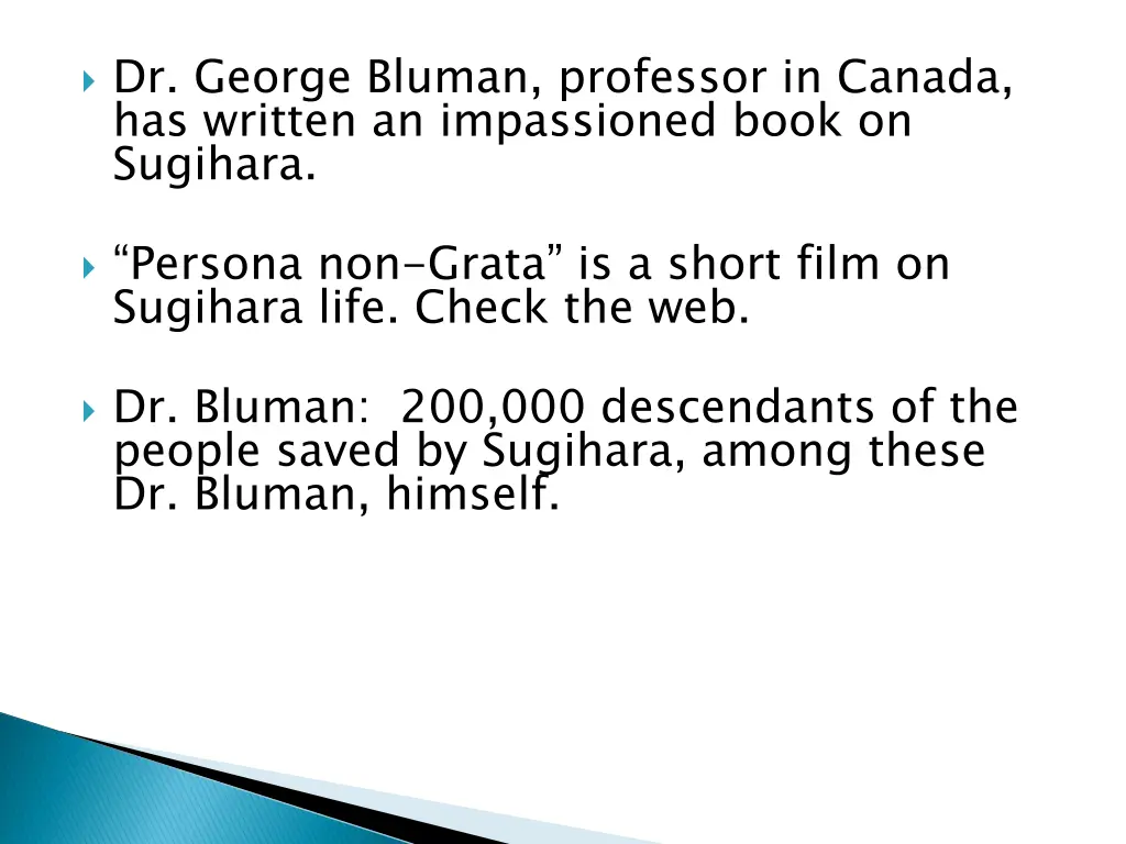 dr george bluman professor in canada has written