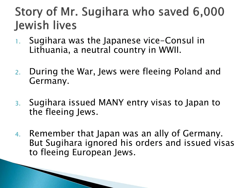 sugihara was the japanese vice consul