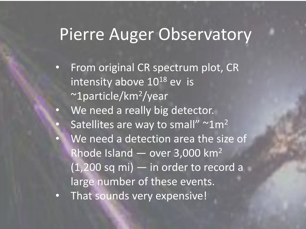 pierre auger observatory