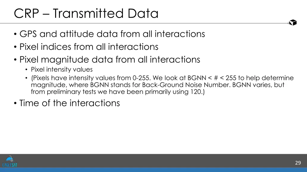 crp transmitted data