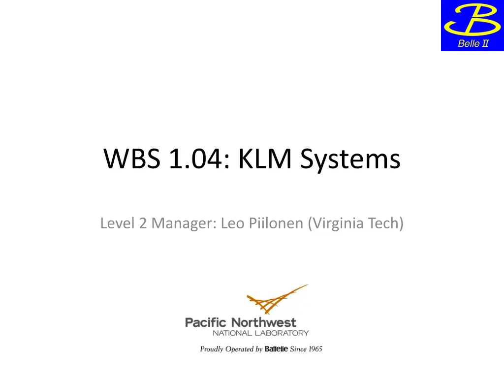 wbs 1 04 klm systems