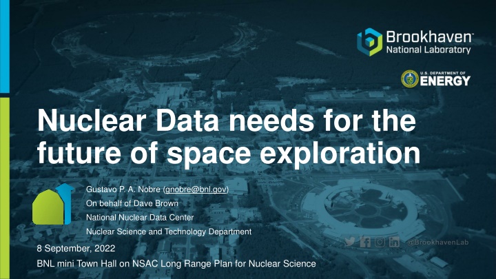 nuclear data needs for the future of space