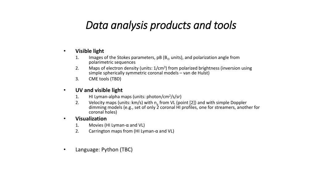 data data analysis analysis products