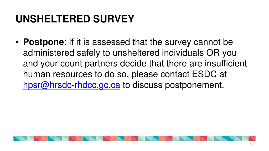 unsheltered survey 1