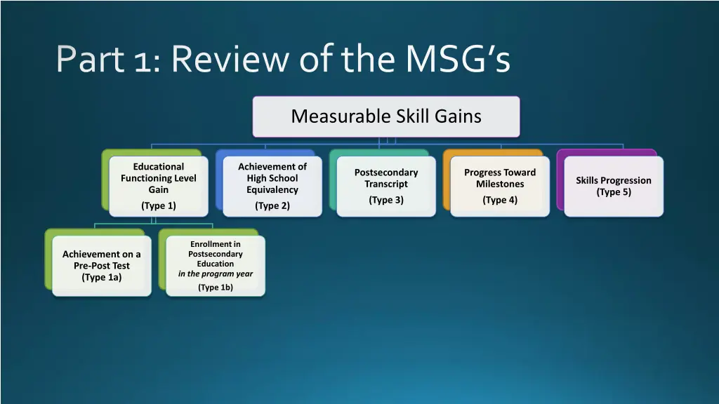 part 1 review of the msg s