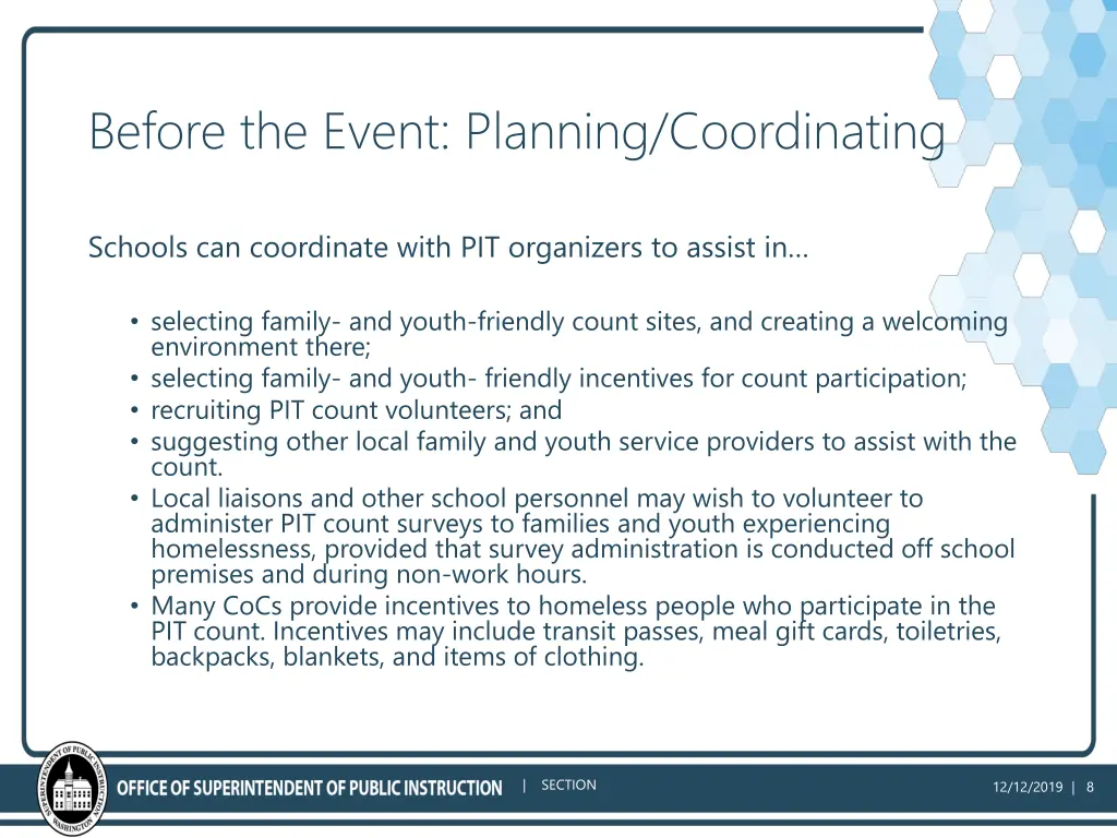 before the event planning coordinating