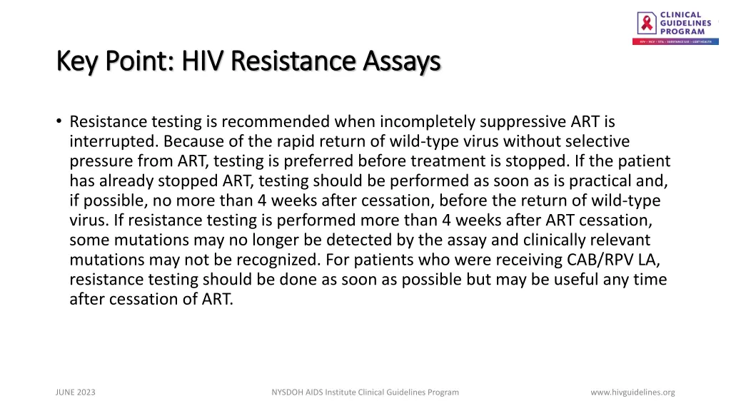 key point hiv resistance assays key point