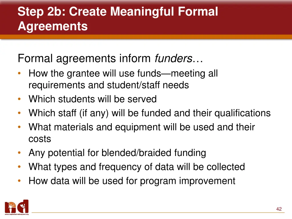 step 2b create meaningful formal agreements 1