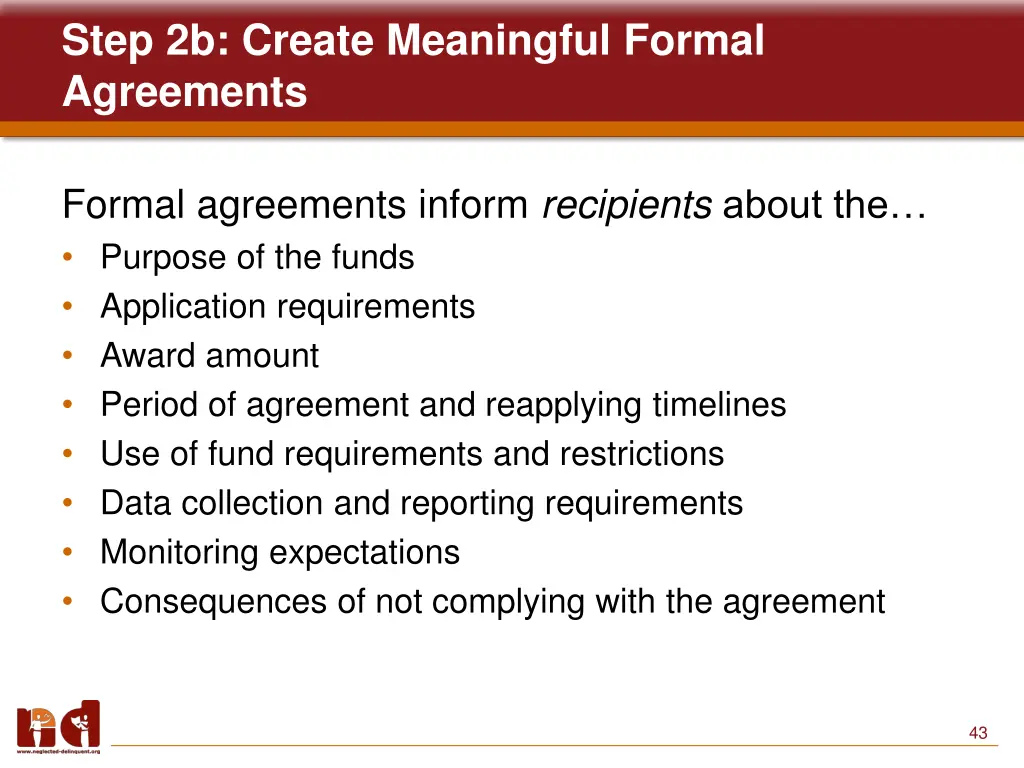 step 2b create meaningful formal agreements 2