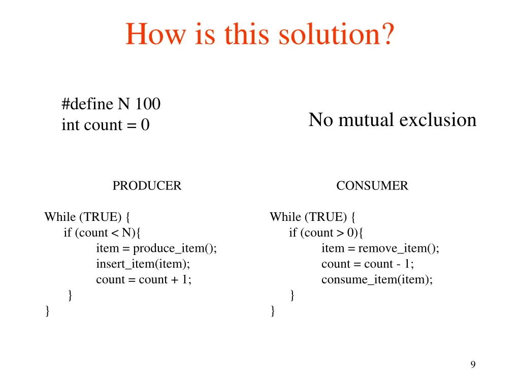 how is this solution