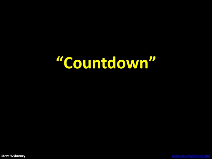 countdown