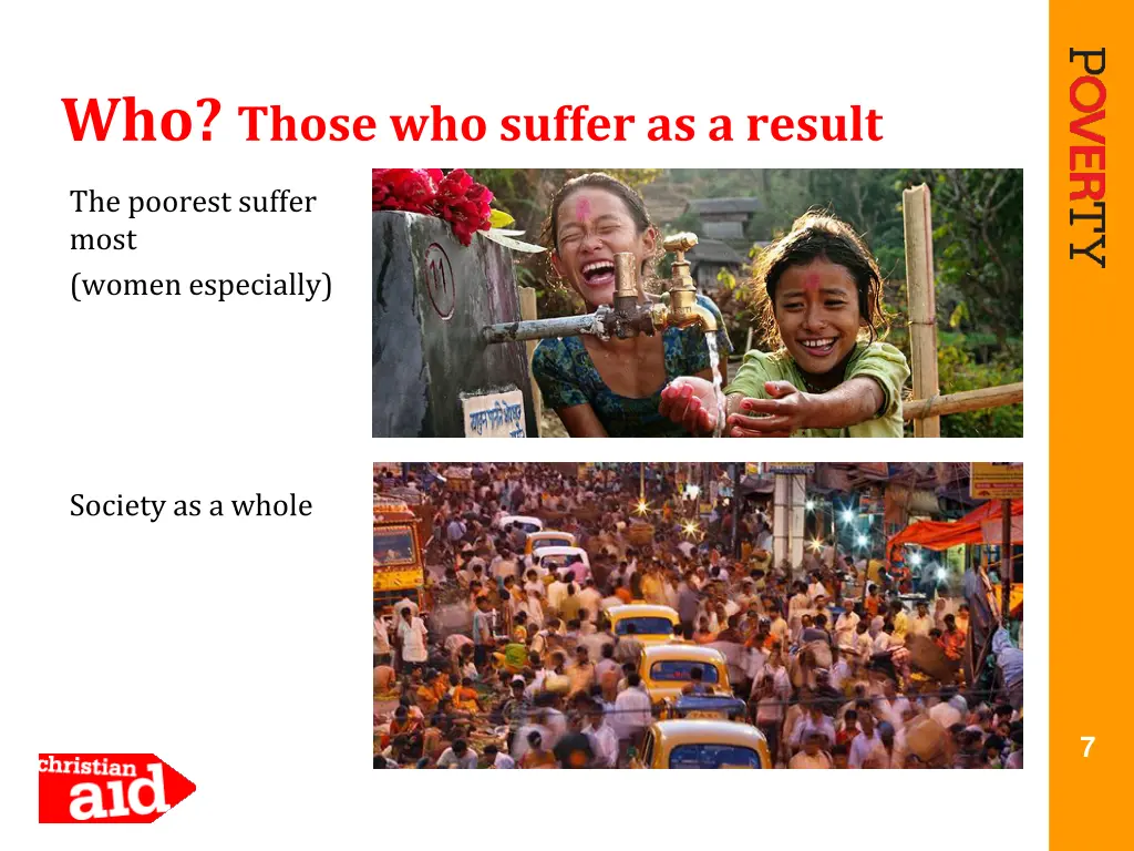 who those who suffer as a result