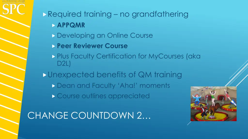 required training no grandfathering appqmr