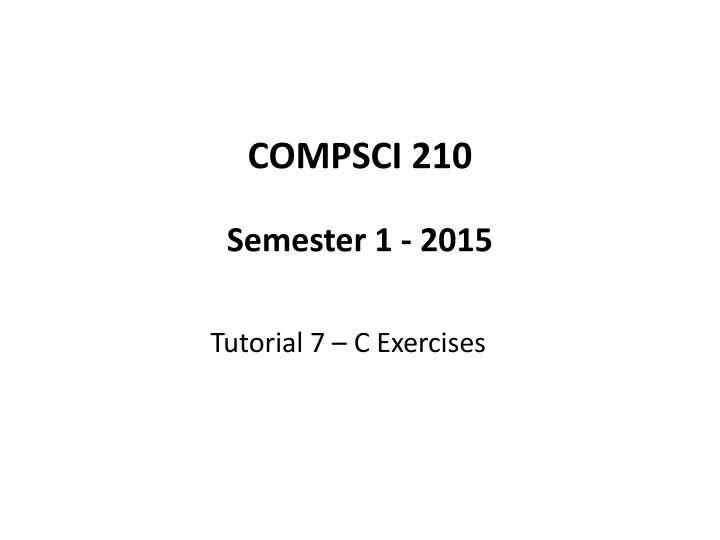 compsci 210