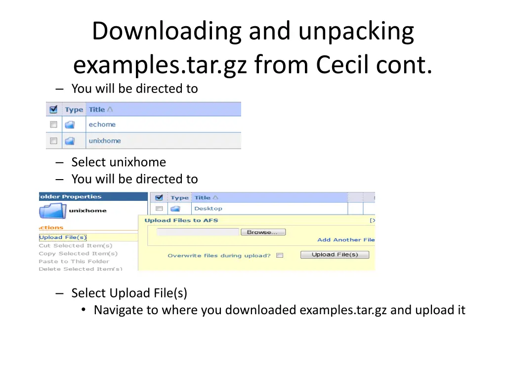 downloading and unpacking examples tar gz from 1