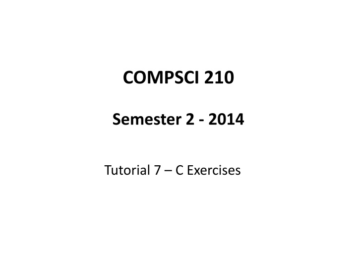 compsci 210