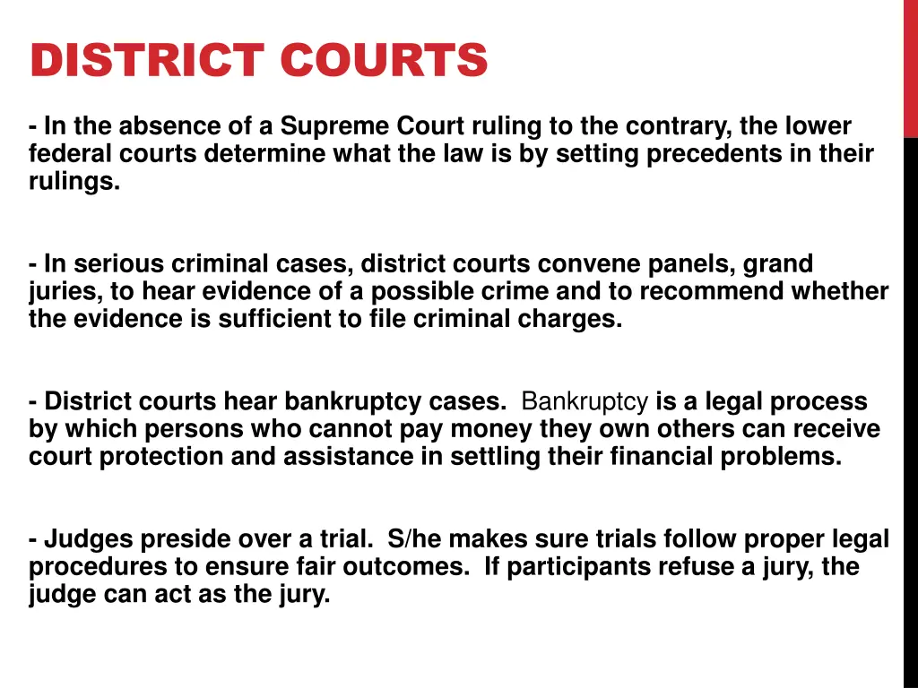 district courts 1