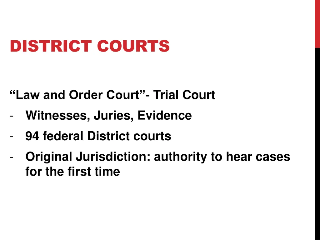 district courts