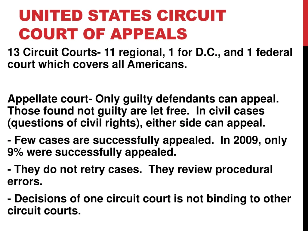 united states circuit court of appeals 13 circuit