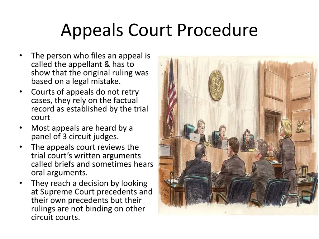 appeals court procedure