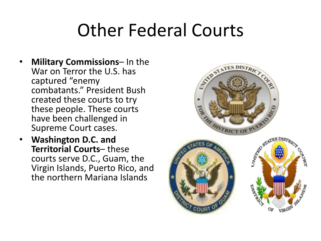 other federal courts 2