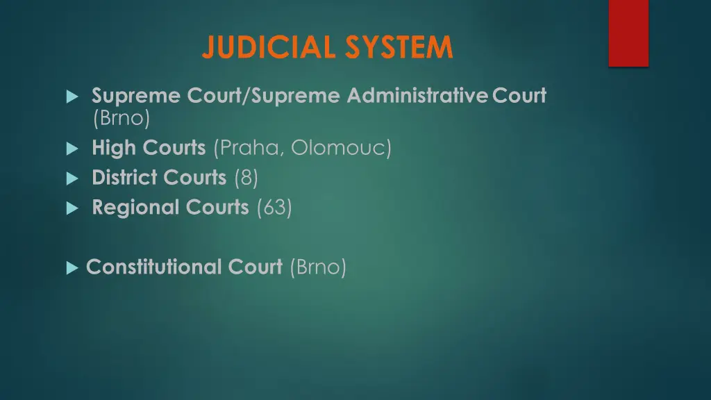 judicial system