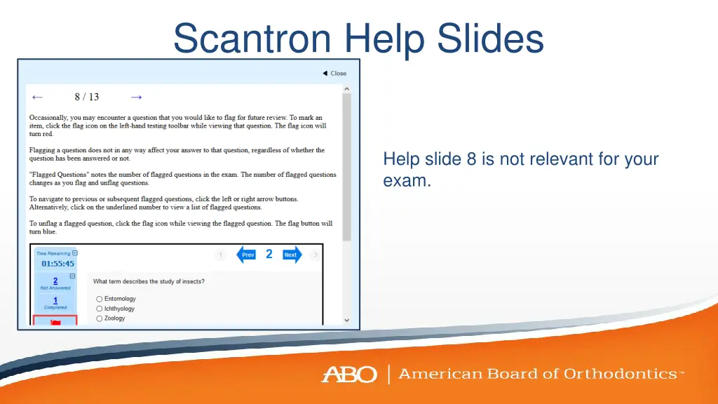 scantron help slides 8