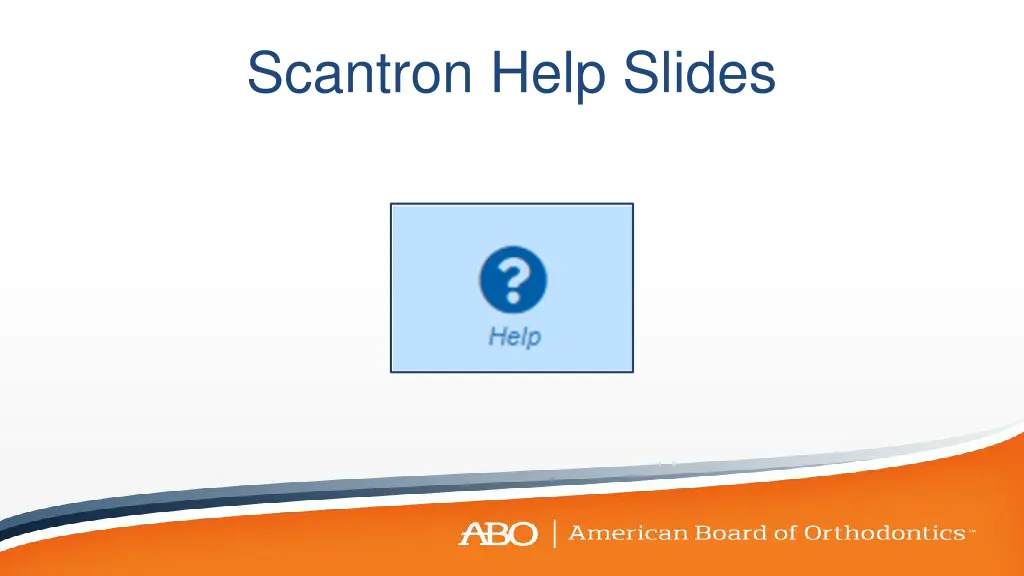 scantron help slides