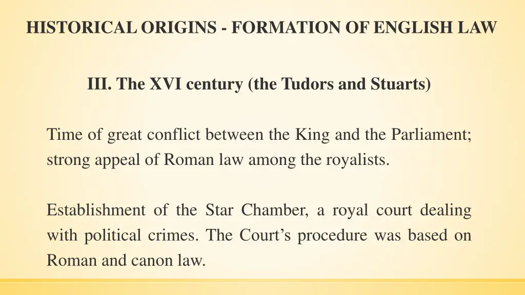 historical origins formation of english law 3