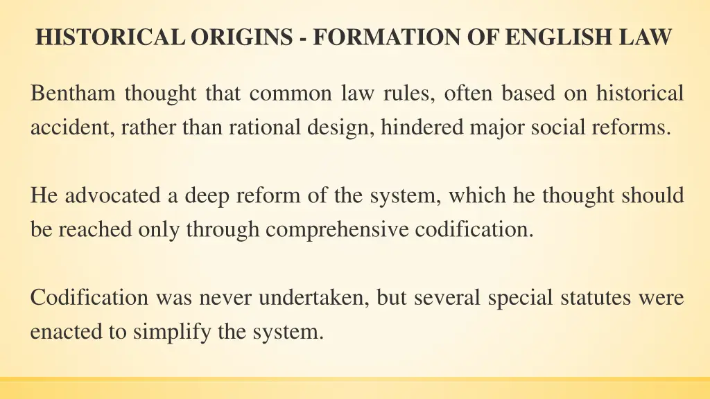 historical origins formation of english law 7