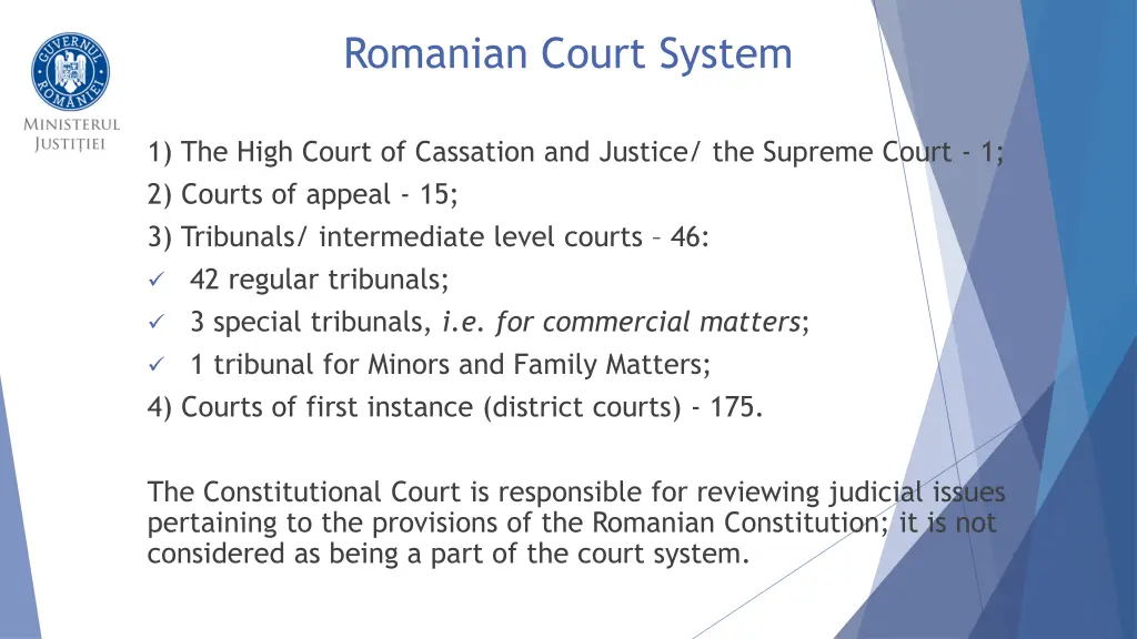 romanian court system