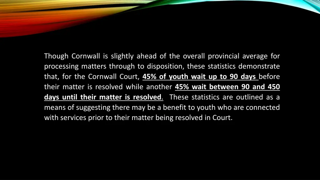 though cornwall is slightly ahead of the overall