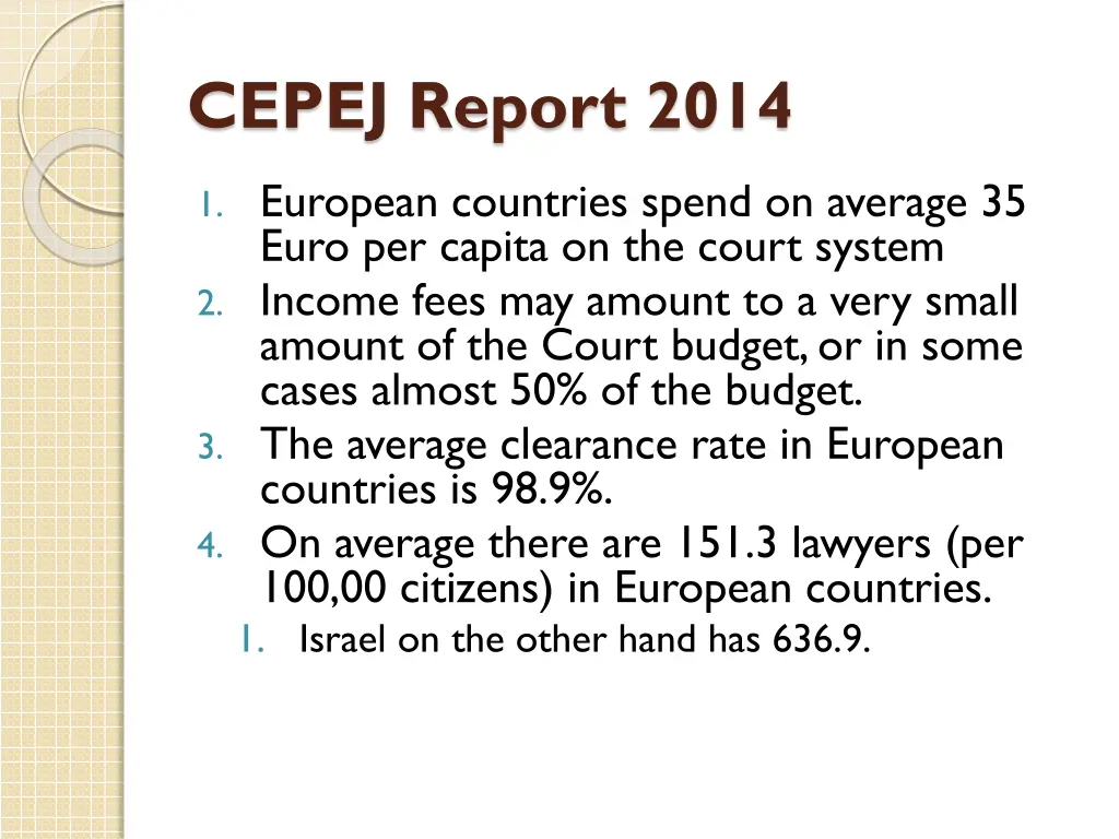 cepej report 2014