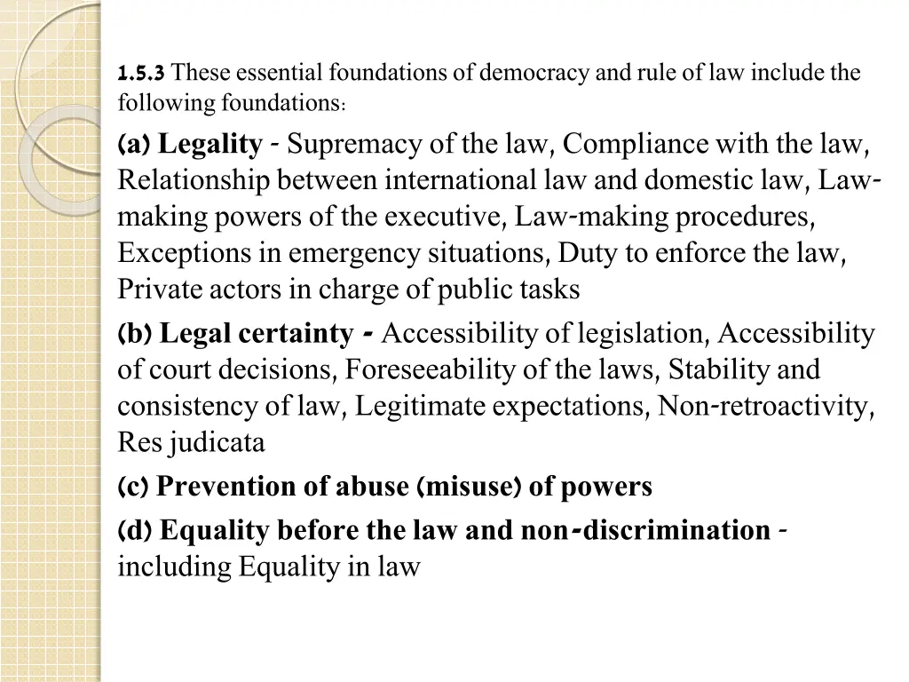 1 5 3 these essential foundations of democracy