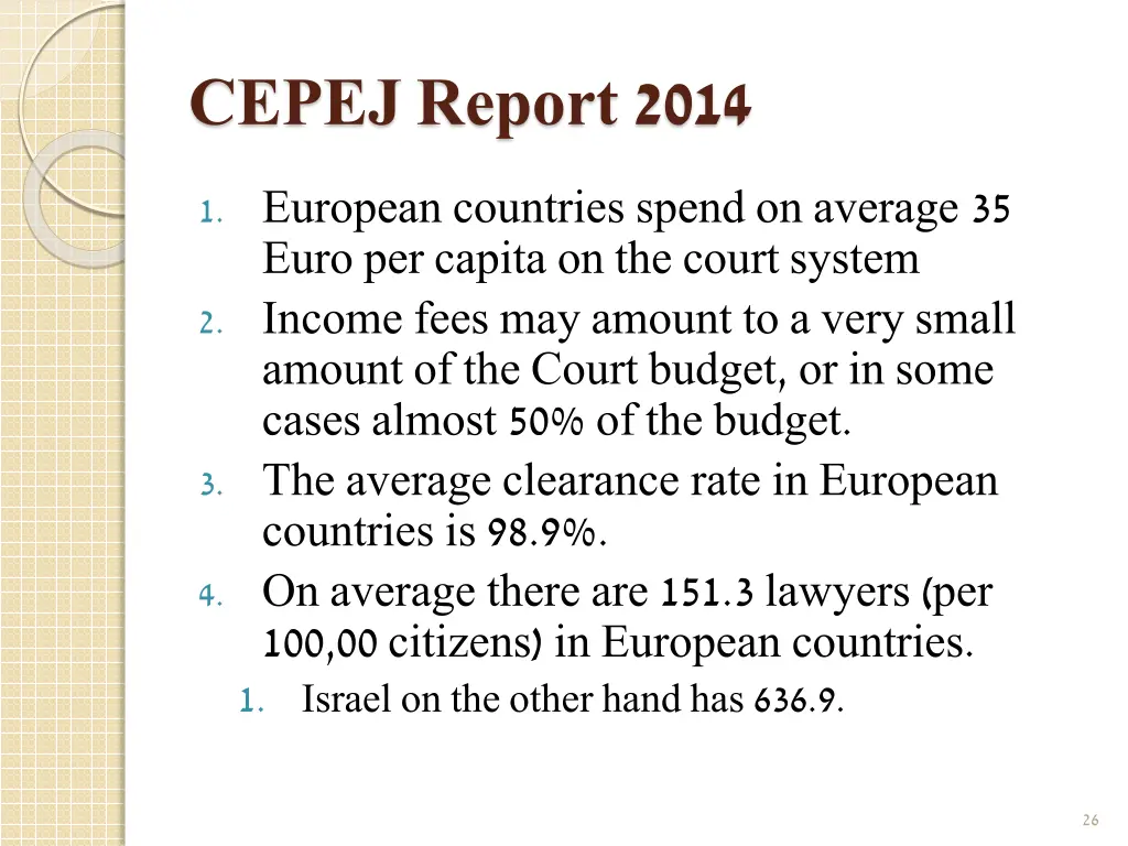 cepej report 2014