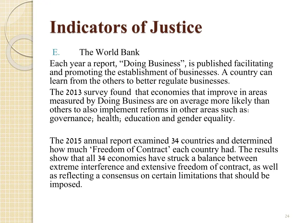 indicators of justice 2