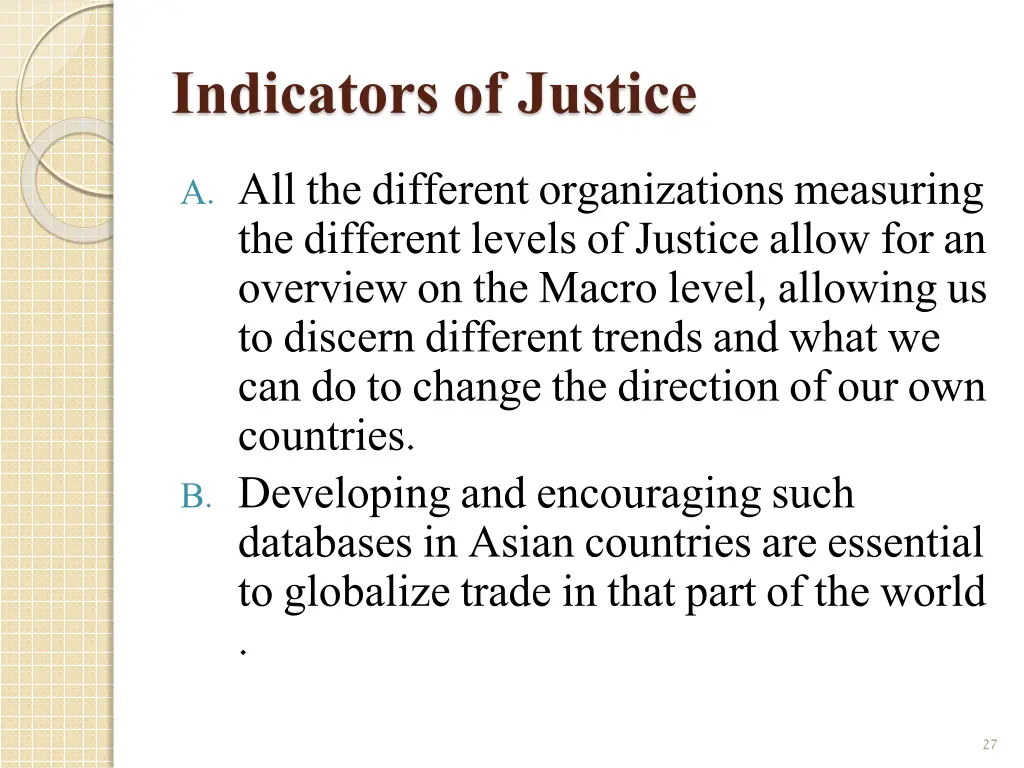 indicators of justice 4