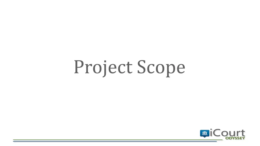 project scope