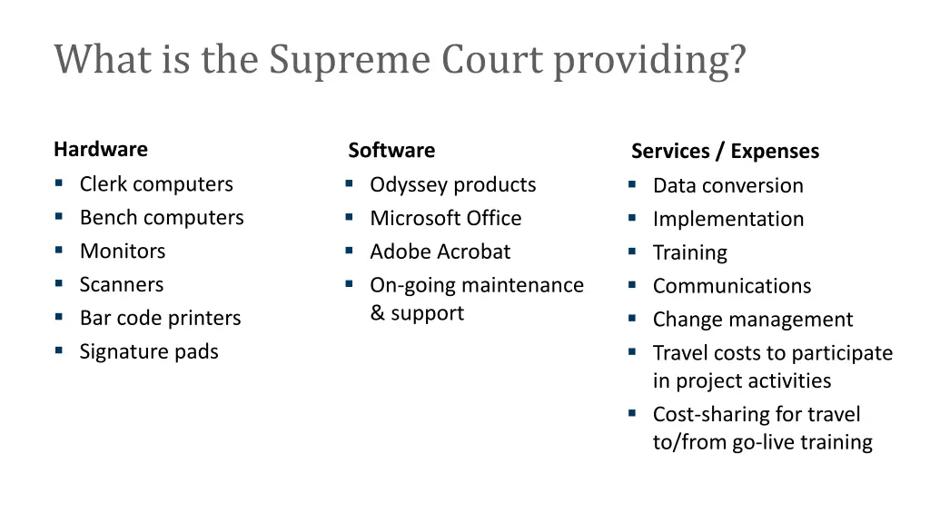 what is the supreme court providing