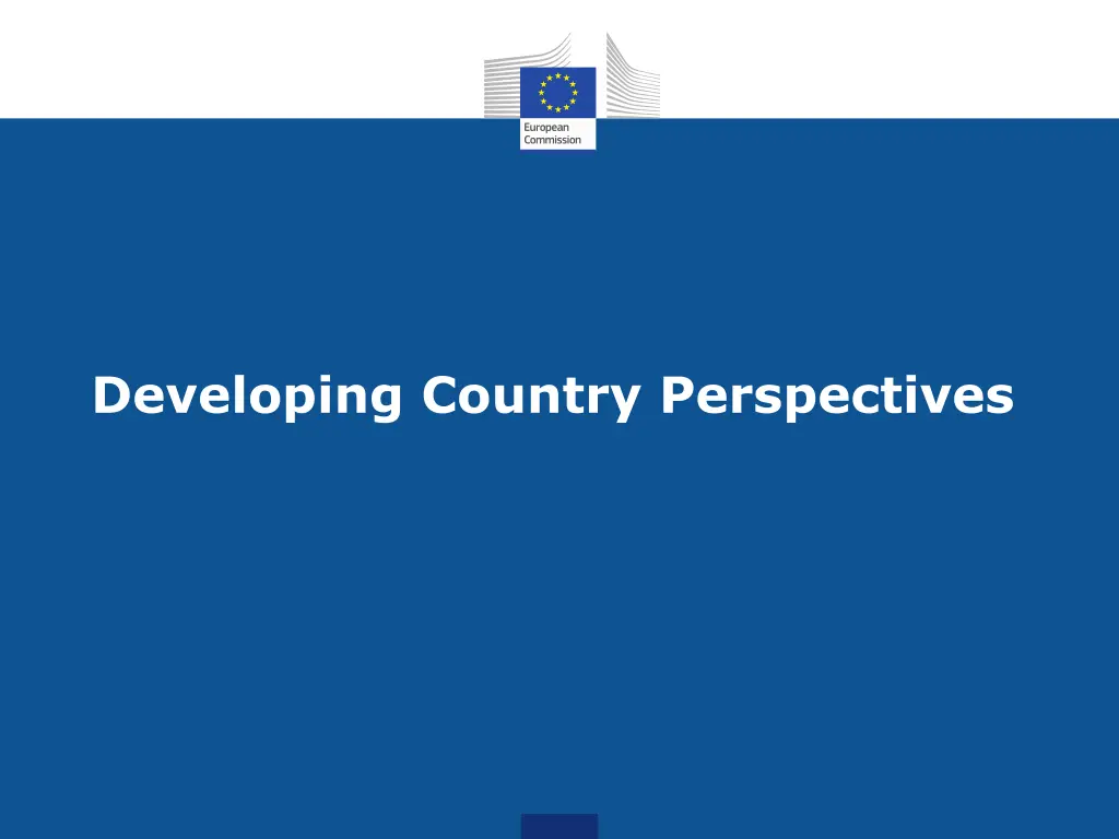 developing country perspectives