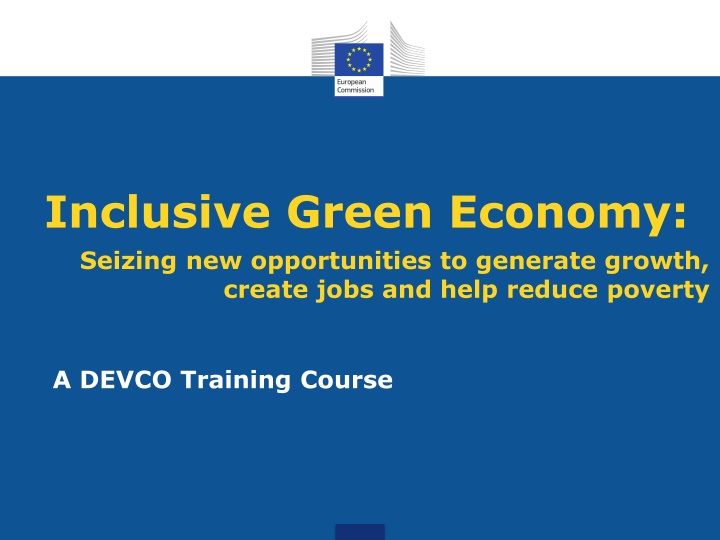 inclusive green economy seizing new opportunities