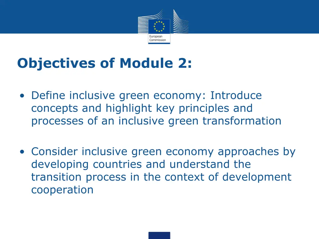 objectives of module 2