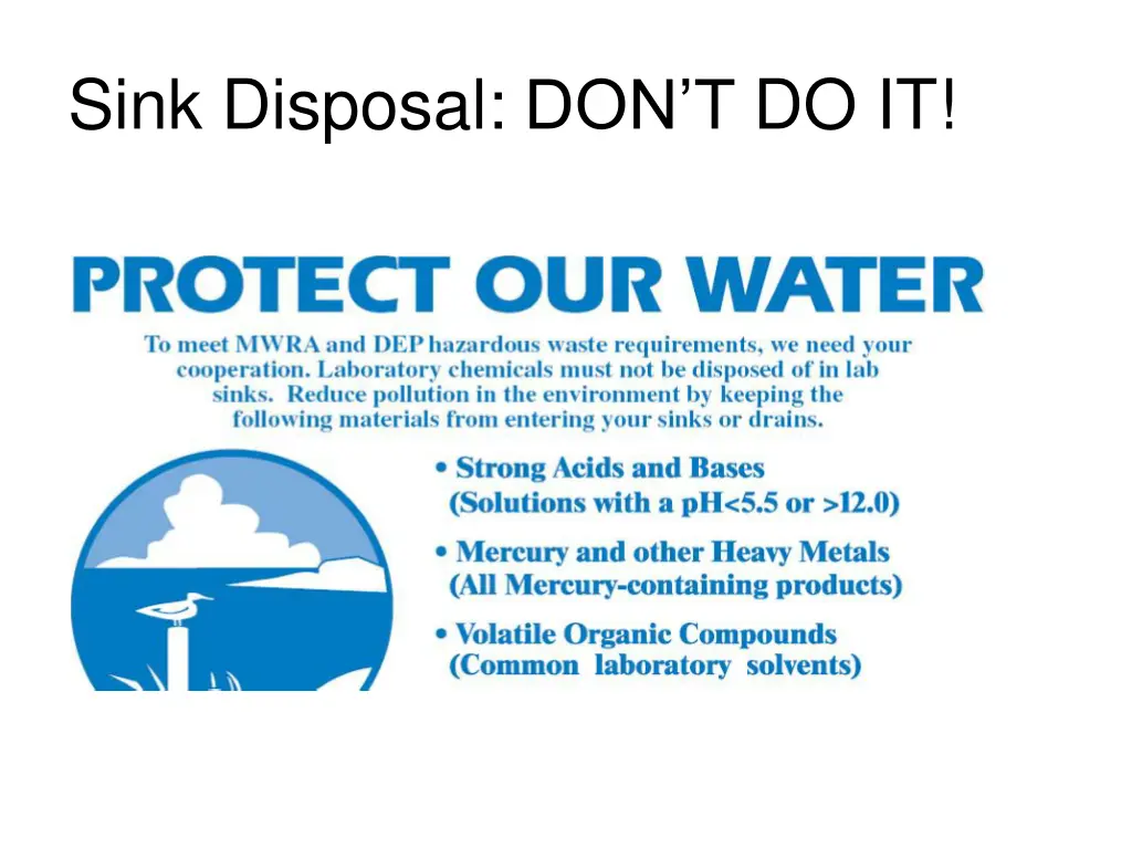 sink disposal don t do it