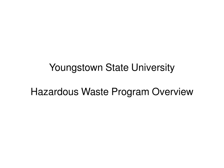 youngstown state university