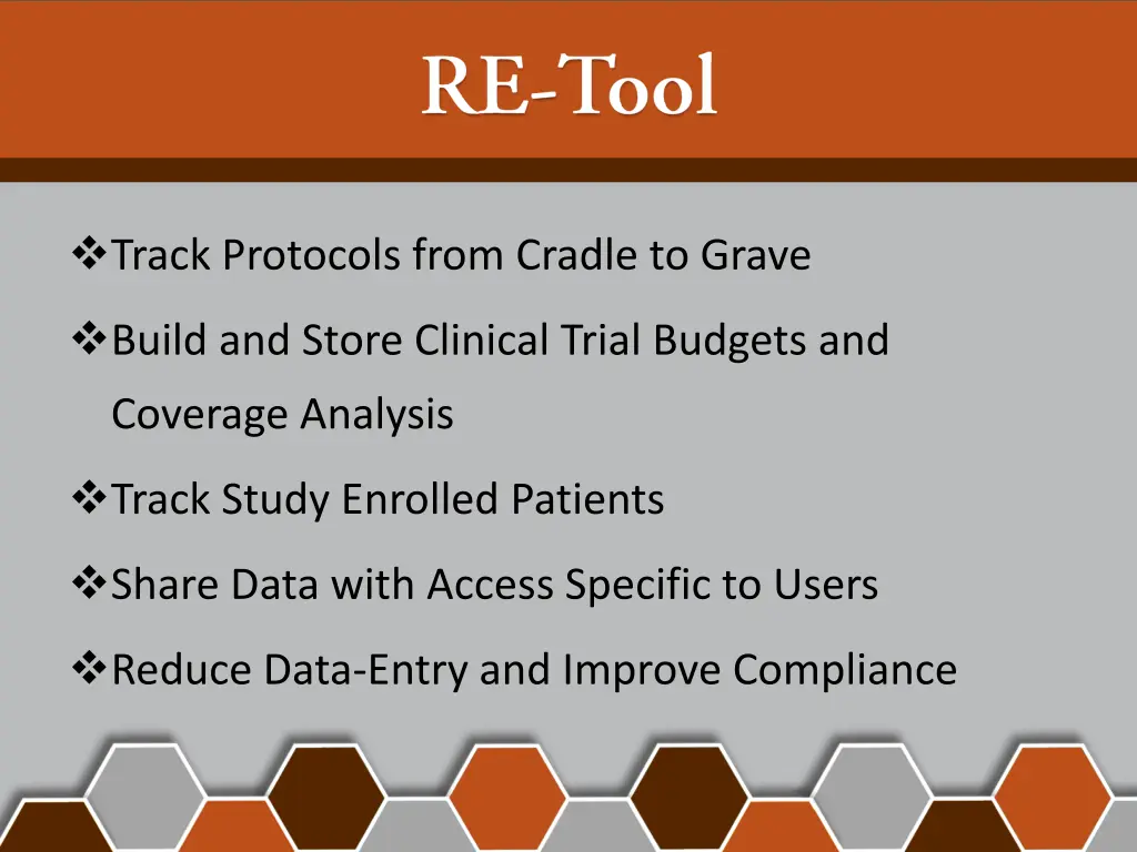 track protocols from cradle to grave