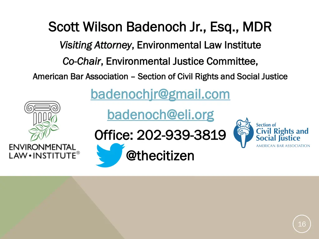 scott wilson badenoch jr esq mdr scott wilson