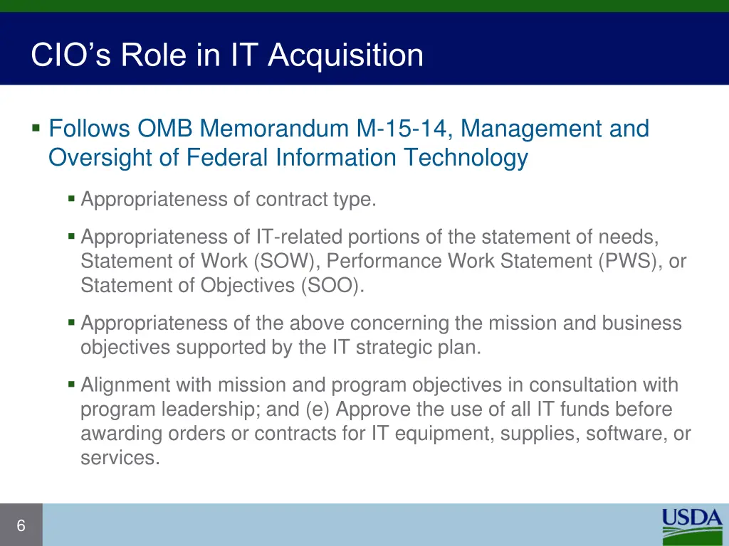 cio s role in it acquisition